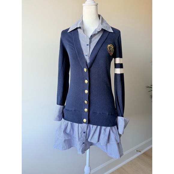 Taylor Swift Vintage xxi Forever 21 Layered Sweater Dress Small - Picture 1 of 9